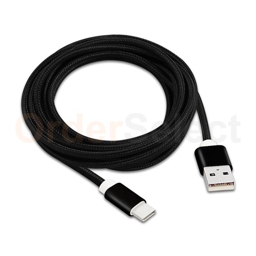 2X 10FT USB Type-C Tressé Chargeur Câble Cordon pour Samsung Galaxy S24/S24+/S24 FE - Photo 5 sur 6