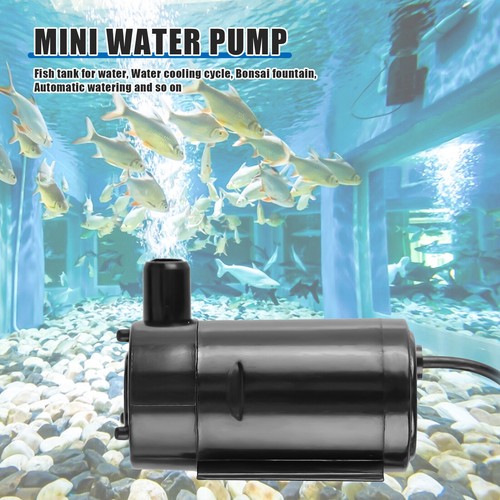 1-10 X USB Mini Bomba de Agua Silenciosa Pequeña Sumergible Hogar Jardín Fuente Pecera - Imagen 3 de 11