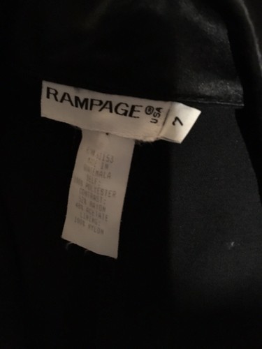 RAMPAGE~PRETTY BLACK BLAZER~great Accents~JRS SZ:7 - Picture 4 of 4