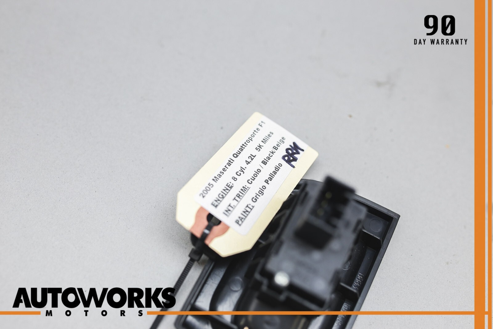 03-13 Maserati Quattroporte M139 Rear Right Passenger Window Control Switch OEM