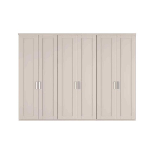 Wiemann Hinged 6 Door Wardrobe With Cornice - Picture 3 of 11