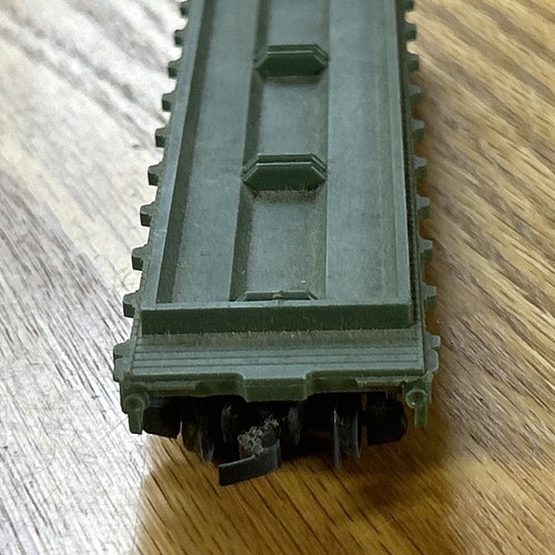 Vintage Lionel HO Scale Western Maryland 2475 Flat Car Original 1/87 Green - Picture 15 of 23