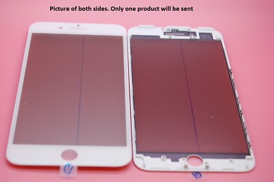 New Tech Glasrahmen, Oca Kleber, Polarisator vorinstalliert für iPhone 7 Plus weiß 