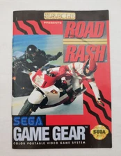 Road Rash 1 Game Gear AUTHENTIC Instruction Manual Book Sega RoadRash genuine