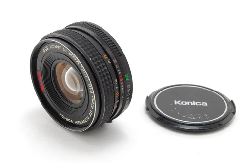[EXC＋５] Konica Hexanon AR 40mm f/1.8 Pancake SLR MF Prime Lens From JAPAN