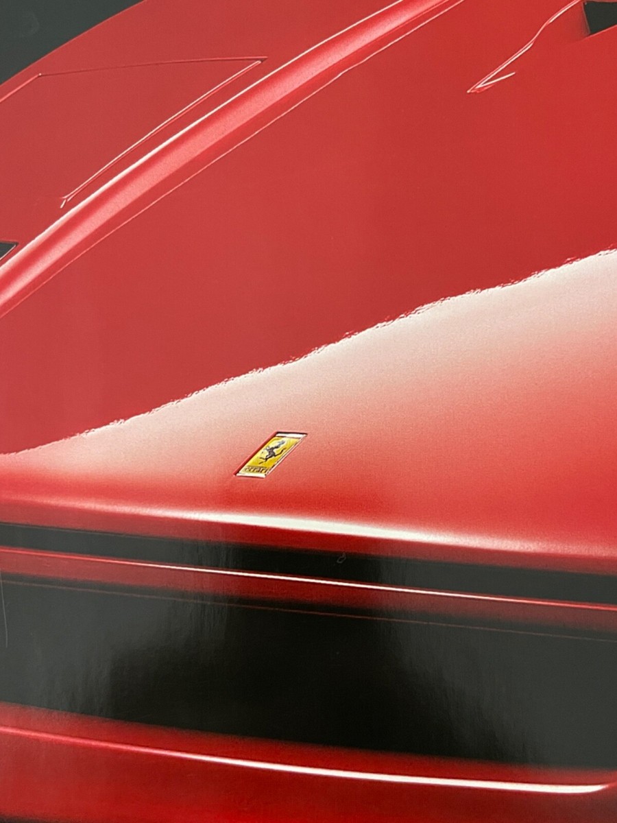 ポスター pininf FERRARI F 40, DESIGNED BY PININFARINA RARE AUTHENTIC 2002