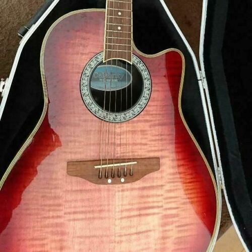 Electric Acoustic Guitar Vintage Ovation Celebrity CS148 Cherry Sunburst - Picture 1 of 3