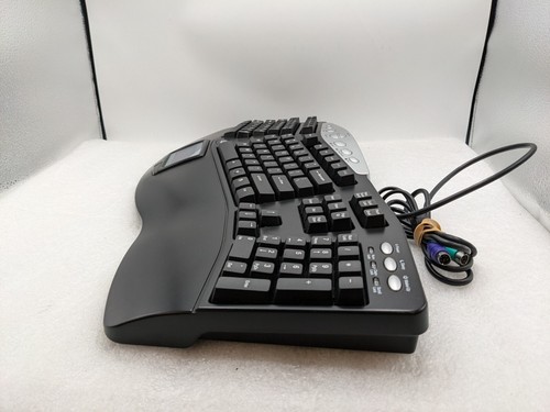 Adesso Tru-Form Contoured Ergonomic Keyboard PCK-308B Missing Key(s) FREE S/H - Picture 2 of 8