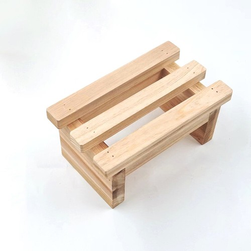 Wooden Foot Stool For Kids Step Stool With Stable Structure Design - Picture 5 of 12