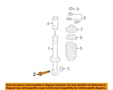 FORD OEM 03-23 Expedition Shocks Components-Shock Lower Bolt W712104S439