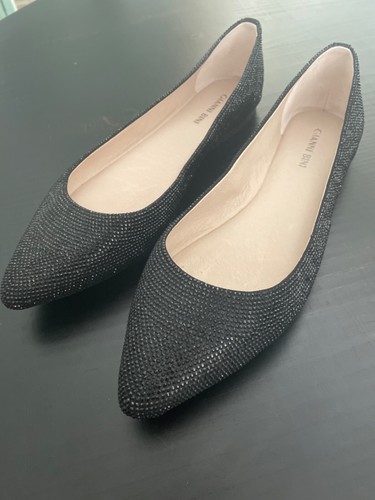 Gianni Bini Rhinestone Flats 10M Black shoes - Bild 2 von 7