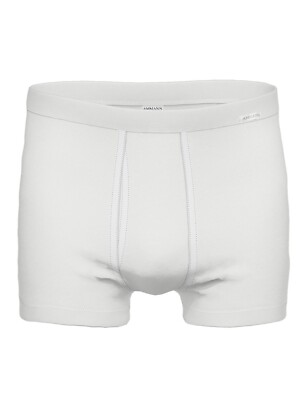 Ammann Day Classic / Feinripp Premium 181900 Short mit Eingriff in weiss
