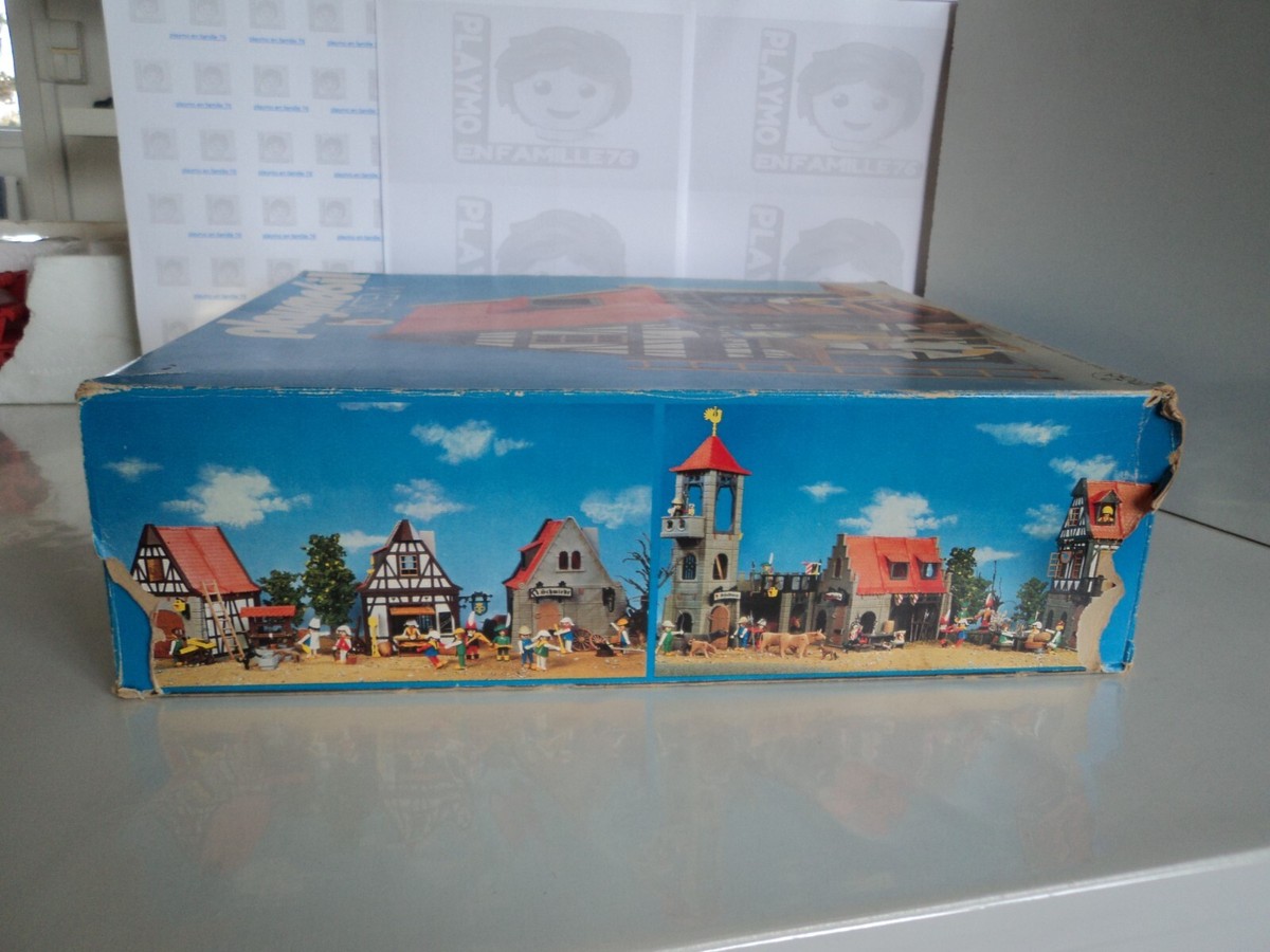 PLAYMOBIL Vintage Médiéval Set 3441 De 1977 - Boulangerie Maison Chevaliers - Boîte