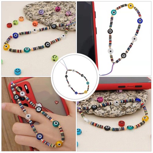 3 Count Anhänger Des Teufelsauges Telefon Lanyard Handgelenkseil Für - Zdjęcie 6 z 12