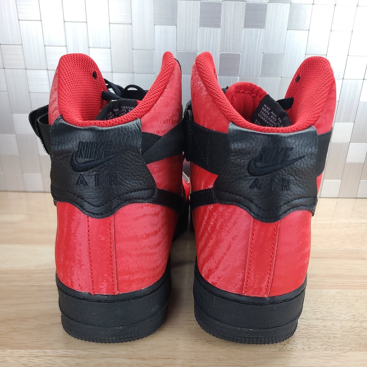 DZ3610 900 Men's Size 11 Nike Air Force 1 High ESS NBY Red DZ3610 900 Men's Size 11 Nike Air Force 1 High ESS NBY Red
