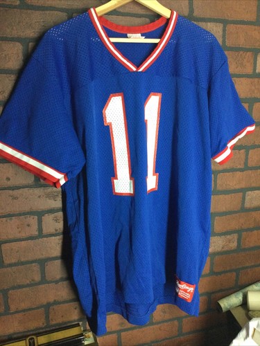 VINTAGE Size XL Rawlings #11 New York Giants Phil Simms Football Jersey - Picture 5 of 6