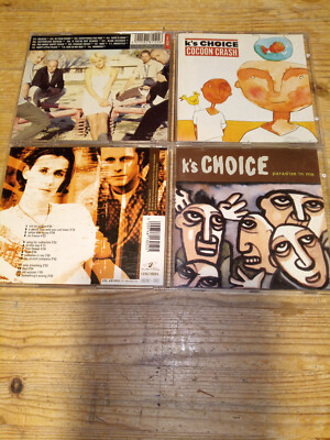 2 X CD K`s CHOICE : PARADISE IN ME (1995)  & COCOON CRASH (1998) - GRATISVERSAND