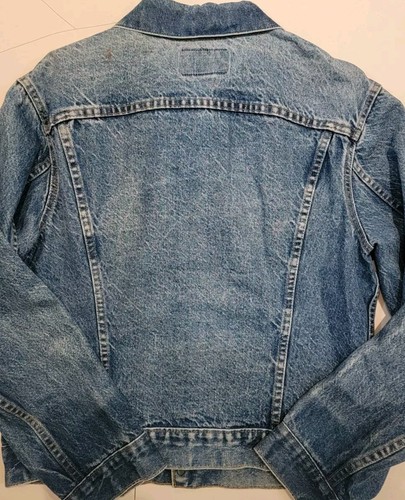 Vintage 70s LEVIS Trucker Jacket 70506 0216 Denim Sz 42R Made in USA - Picture 3 of 7