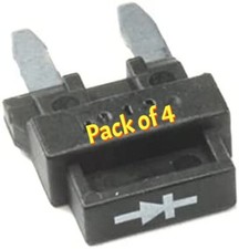 Pack of 4 Littelfuse 02400104P 1A , 02400104P, Mini Diode Automotive Fuse