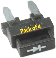 (Pack of 4) Littelfuse 02400104P 1A , 02400104P, Mini Diode Automotive Fuse