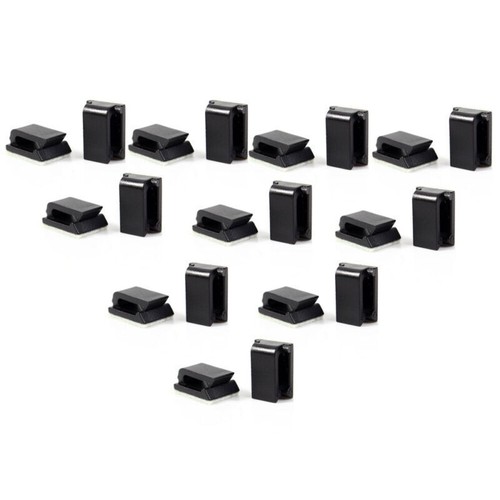 20x Adhésifs Voiture Intérieur Accessoires Fil Cordon Clips Porte Câble Attache Organisateur - Photo 10/12