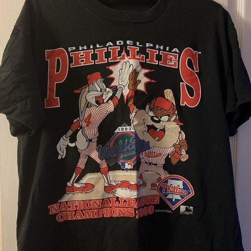 Philadelphia Phillies MLB Looney Tunes 1993 World Series T-shirt AN44170 - Picture 1 of 2