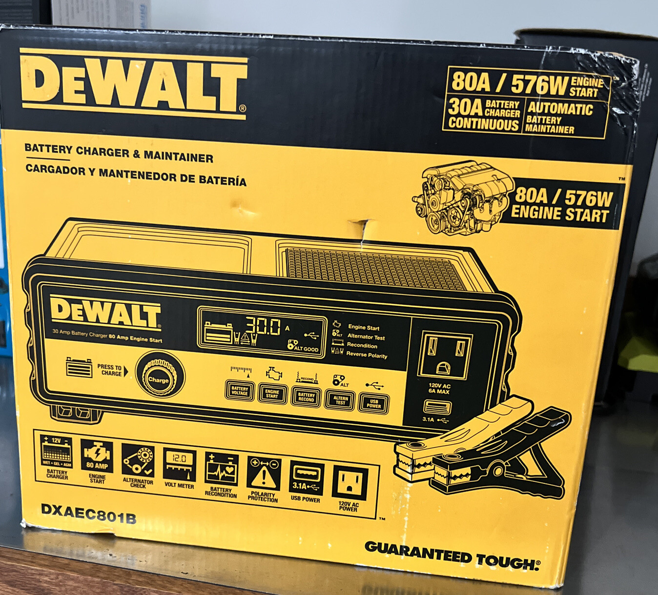 DEWALT DXAEC801B USB Battery Charger 814632014195 eBay