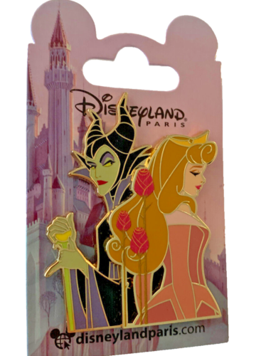 Spilla Bella Addormentata Aurora Rose Malefiche Dlp Disney Land Parigi Ottobre 2024 - Foto 2 di 4