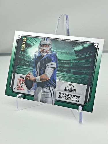 2024 Topps Signature Class - Troy Aikman #GA-25 Gridiron Ambassador Silver /150