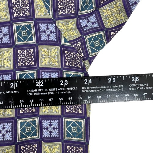 Camicia hawaiana Tori Richard uomo taglia grande geometrica seta aloha con bottoni - Foto 7 di 8