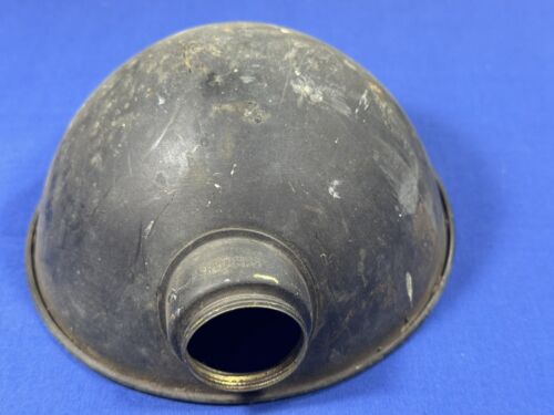 C.1925 Gooseneck Lamp BRASS SHADE marked ES ROBERT ~ Threads 1 5/16"Dia - Picture 5 of 10