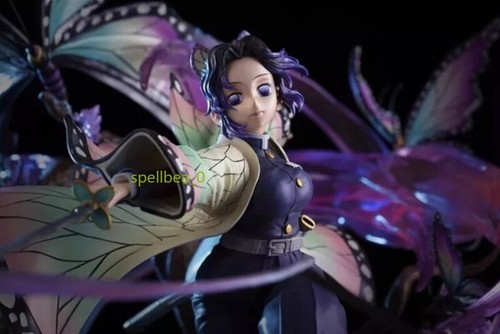 Figura de acción demonio Slayer Kochou Shinobu GK estatua juguete coleccionable regalo 36CM - Imagen 5 de 6