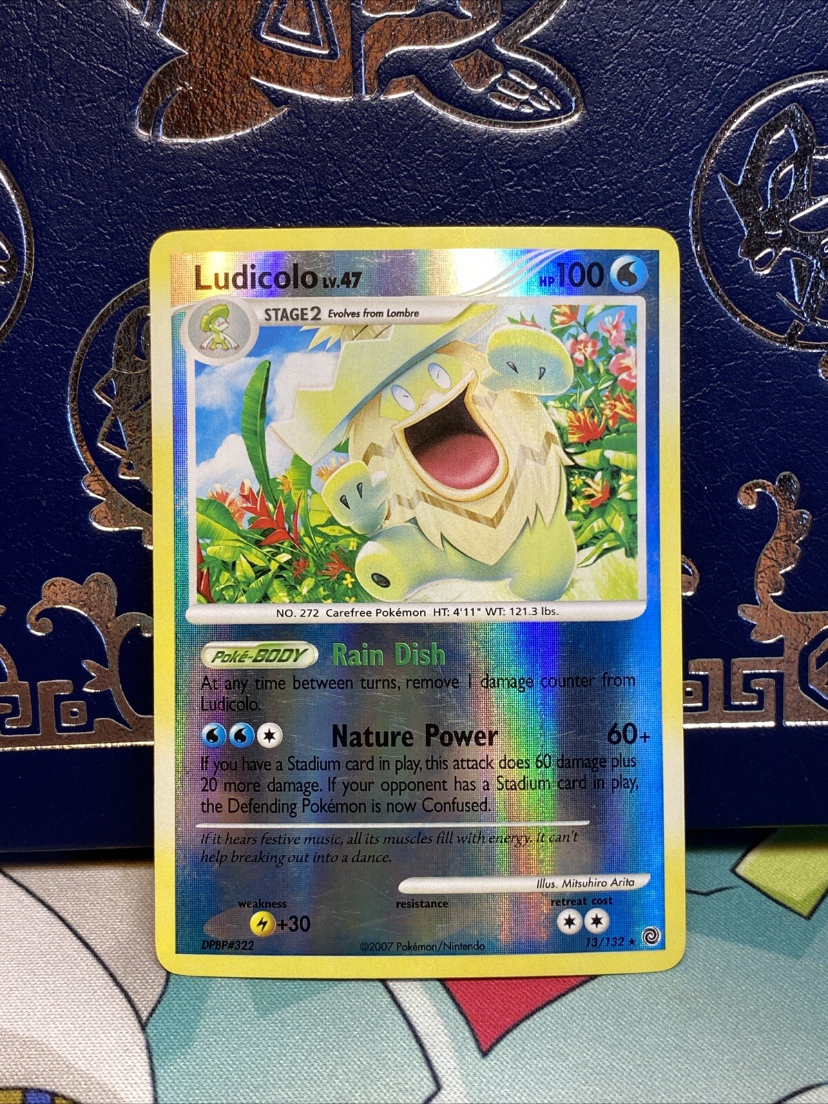 2007 Pokémon TCG Ludicolo Secret Wonders 13/132 Reverse Holo Rare Lp