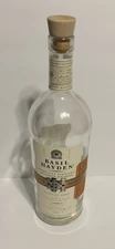 BASIL HAYDEN SMALL BATCH KENTUCKY STRAIGHT BOURBON WHISKEY BOTTLE W/CORK 1.75L