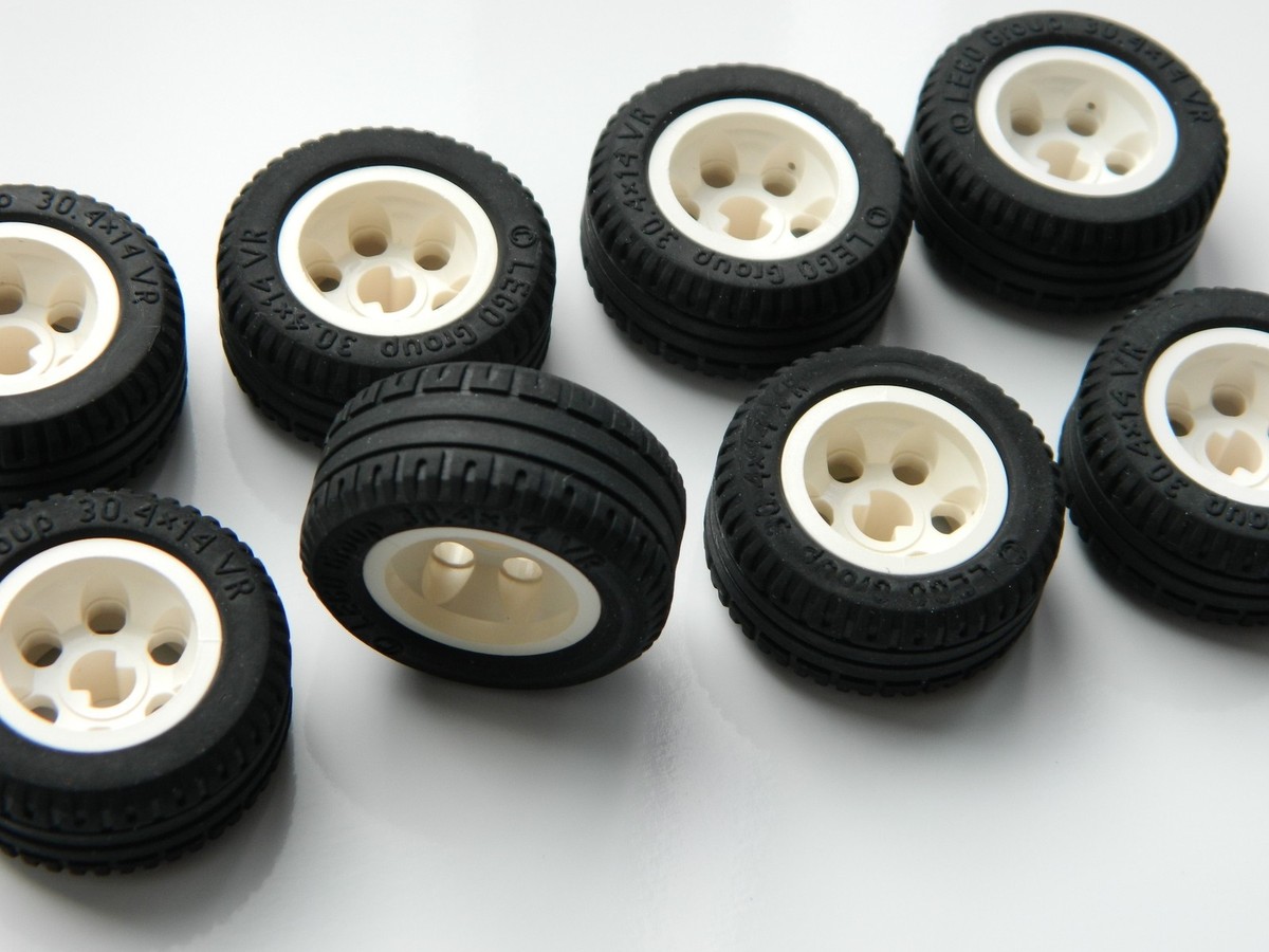 😀 LEGO TECHNIC WHEELS set of VR Wheel Tire large tyre