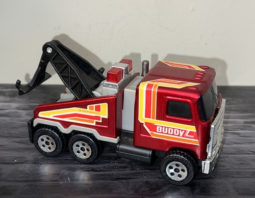 VINTAGE BUDDY L MACK 24 HOUR WRECKER TOW TRUCK 1980 SHIPS FAST & SAFE - Picture 3 of 7