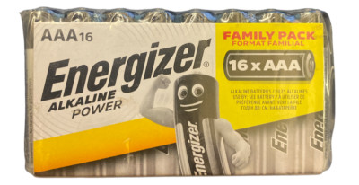 16x Energizer Alkaline Power AAA Micro LR3 1,5V Batterien