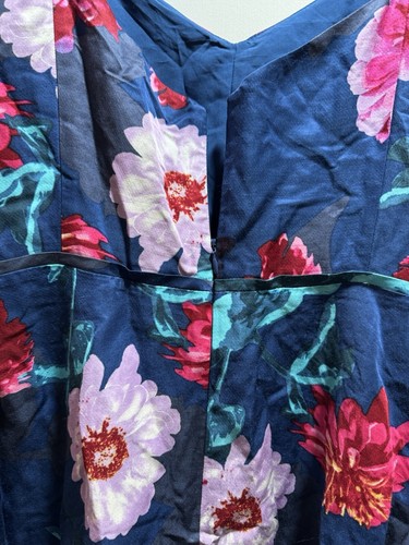 Preowned Banana Republic Geber Daisy Floral Midi Dress Size 14T - Picture 8 of 16