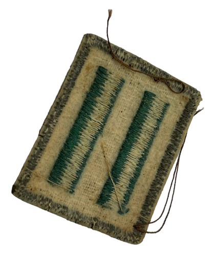 Patrol Leader Two Bar Uniform Pocket Flap Patch Khaki Green BSA Boy Scouts - Afbeelding 2 van 3