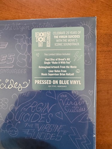 THE VIRGIN SUICIDES - OST - LP - BLUE VINYL RSD (LE OF 5000 ) - BRAND NEW! - Picture 11 of 12