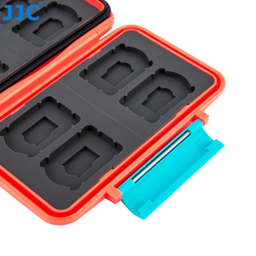 JJC Memory Card Case Hard Holder for Nintendo Switch Game Card*8+Micro SD Card*8 - Picture 10 of 12