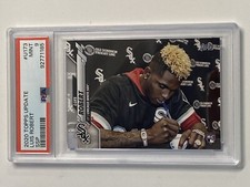 LUIS ROBERT 2020 Topps Update #U173 SSP Short Print Image Variation PSA 9