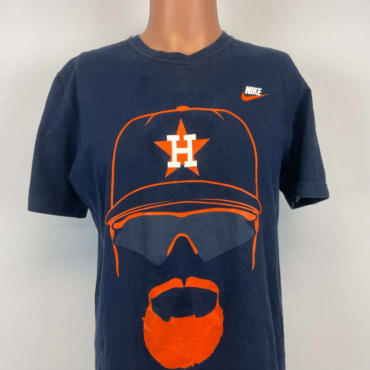 Nike Jeff Bagwell Houston Astros Hair Itage T Shirt MLB