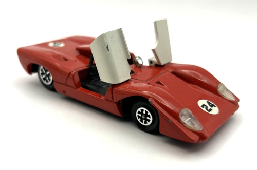 Vintage Dinky Toys Meccano Ferrari 312 P Red Race Car Made in England Diecast - Picture 5 of 9
