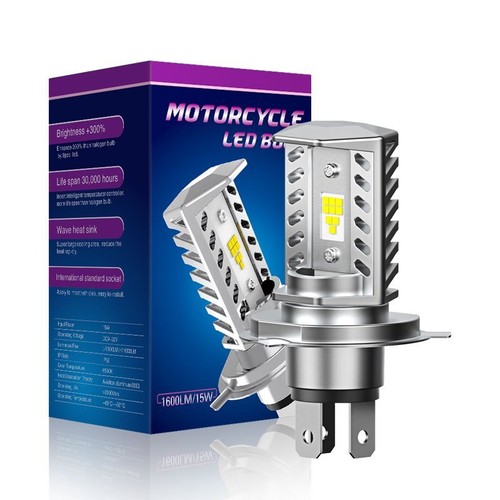 AUXITO LED Motorcycle Headlight High Low Beam for 9003 H4 HB2 6500K WHITE EOA - Picture 3 of 12