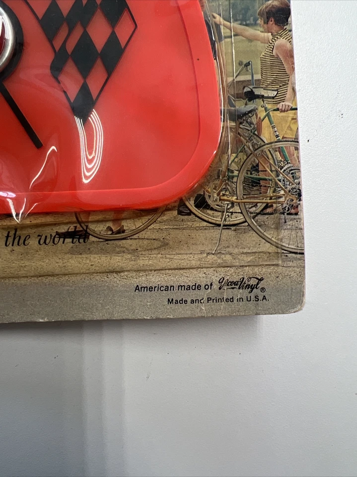 Speedway Bicycle Flap for cruiser bike fender Hunt Wilde Orange vintage flags — 第 4/4 张图片