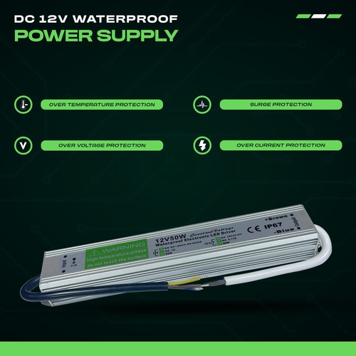 12V Transformer 10W-250W IP67 Waterproof LED Driver Power Supply for Outdoor - Picture 41 of 59