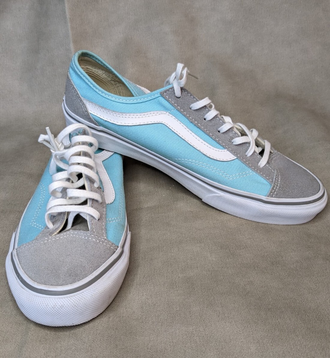 Vans T375 Old Skool Off The Wall Blue & GraySkate Shoes Size Mens 6 / Womens | eBay Vans T375 Old Skool Off The Wall Blue & GraySkate Shoes Size Mens 6 / Womens | eBay