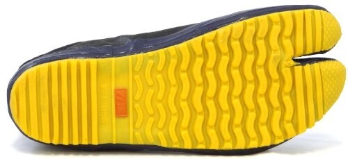 Japanese Rikio JIKA TABI Boots Ninja Shoes Low Cut JH5 Black US 4.5 - Picture 6 of 6