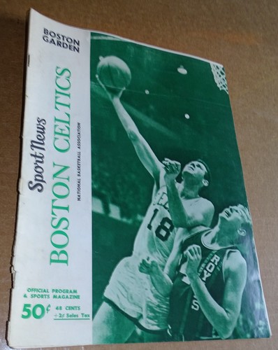17. November 1967 Boston Celtics Programm vs Cincinnati Royals - Bild 1 von 7